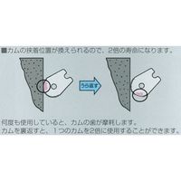 エスコ 500kg/40ー150mm U字溝吊クランプ(2個組) EA984ED-5 1セット（直送品）