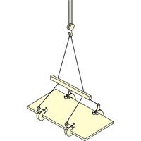 エスコ 0.5ton カム付フック EA984DH-0.5 1個（直送品）