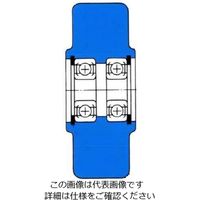 エスコ 100x34mm 車輪(ベアリング付・MCナイロン製) EA986WB-100 1個（直送品）