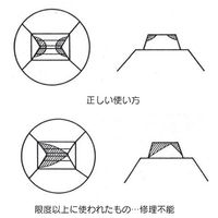 エスコ φ 9.0x50mm ダイヤモンド単石ドレッサー EA827NE-1 1本（直送品）