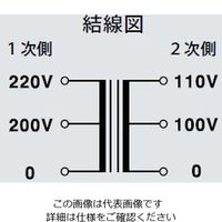 エスコ 1.0KVA 電源トランス EA815ZX-7 1個（直送品）
