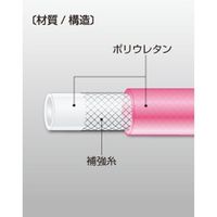 エスコ 8.5/12.5mmx 30m エアーホース(ソフトウレタン製) EA125BK-30 1巻（直送品）