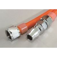 エスコ 5.0/ 8.0mmx7.0m ウレタンホース(プラグ付) EA125BL-10 1本（直送品）