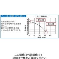 エスコ AC100V/400W(60Hz)50mm 水中ポンプ(オート) EA345RW-16 1台（直送品）