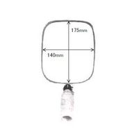 エスコ 140x175mm 点検ミラー EA650BX-3 1個(1袋)（直送品）