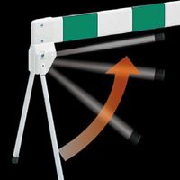 エスコ 1000x350x580mm バリケード・折畳式(黄/黒) EA983FV-31 1個（直送品）