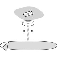 エスコ 680x330mm 凸面ミラー(オーバル型860R・アクリル製) EA724ZK-32 1個（直送品）