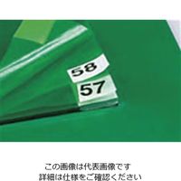 エスコ 0.6x1.2m/3.5mm 中粘着マットシート(緑・60枚シート) EA997RE-16 1枚（直送品）