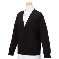 D-PHASE（ディーフェイズ） 抗ピル長袖カーディガン 女性用 ブラック L D1001