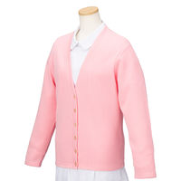 D-PHASE（ディーフェイズ） Vネックカーディガン 女性用 長袖 ピンク LL C04