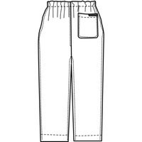 KAZEN 男女兼用手術スラックス 155-98-S 1枚　スクラブ