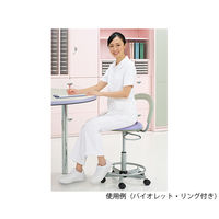 ナビス ナビチェアーII NVCIIーSRP ピンク 脚部リング付き NVC2-SRP 1脚 8-8221-04（直送品）