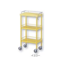 アズワン カラフルミニワゴン イエロー 0-1513-04 1台（直送品）