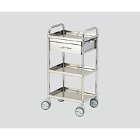 アズワン 枠付き回診車(収納テーブル付) 453×353×927mm SYT4535T 1台 0-7977-04（直送品）