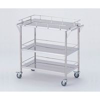 アズワン ストレージステンレスカート 3段 (幅750mm) CHW-3 1台 8-7465-04（直送品）