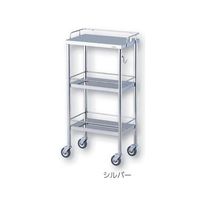 アズワン カラフルミニワゴン シルバー 0-1513-01 1台（直送品）