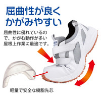 ミドリ安全 JSAA認定 屋根上作業 作業靴 プロスニーカー YG15 24.5cm ブラック/ブルー 2125059108 1足（直送品）