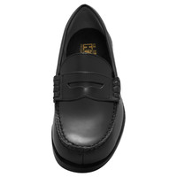 ミドリ安全 作業靴 耐滑 女性用 ローファータイプ H950L 先芯なし 22.5cm ブラック 2125062204 1足（直送品）