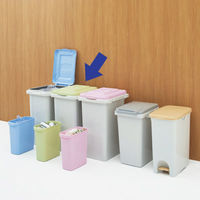 サンコープラスチック 分別ペールジョイント 70L ゴミ箱 ニーナカラー グリーン 1個 オリジナル