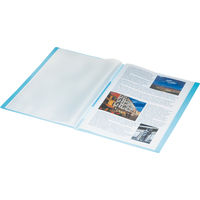 キングジム シンプリーズ クリアーファイル 固定式 透明表紙 A4タテ 40ポケット ピンク 186TSPW-P 1冊