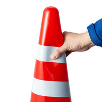 アスクル 「現場のチカラ」 スコッチコーン赤／白 1本  オリジナル