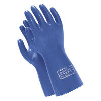 【耐油手袋】 エステー モデルローブ ニトリルモデル No.630 ブルー L 1双