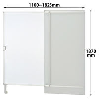 トーカイスクリーン　E-PLACEパネル　高さ1870mm用スライドドア+専用幅900mmパネル　1セット　（取寄品）