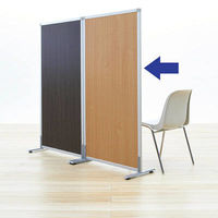 アール・エフ・ヤマカワ　木目スクリーン　幅800mm　ナチュラル　RFSCR-NA　1台　（わけあり品）