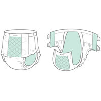 リリーフ　病院施設用　パワフル2wayパンツ　MーL　1箱（14枚入Ｘ4パック）業務用　大人用紙おむつ　花王