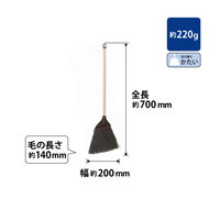 山崎産業 コンドル 庭箒ブルロン BS 1423-000002-0000 1箱(4個入)（直送品）