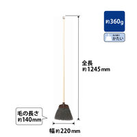 山崎産業 コンドル 庭箒ブルロン BL 1423-000004-0000 1箱(4個入)