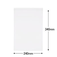 ユニパック（R）（チャック袋） 0.04mm厚 J-4 A4 240×340mm 1袋（100枚入） 生産日本社 セイニチ（直送品）