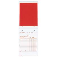 コクヨ BC複写簿3枚訂正返品伝票B6縦2穴80mmピッチ ウ-190N 1セット(10冊:1冊×10)