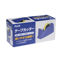 プラス　テープカッター　ブルー　TC-101E