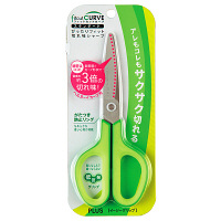 プラス はさみ フィットカットカーブ グリーン 緑 SC-175S 34512