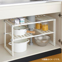 伸晃 キッチンシンク下フリーラック伸縮タイプ VR-EX 1個