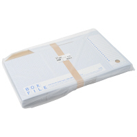 プラス ボックスファイル（エコノミータイプ） B4ヨコ ブルー 青 5冊 77897