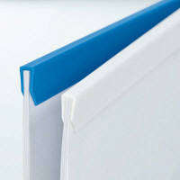 ビュートン　スライディングレールホルダー(スリム)ホワイト　A4タテ　PSR-A4SS-W10　1箱（100冊：10冊入×10袋）　（直送品）