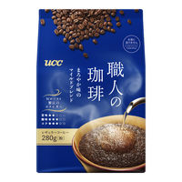 【コーヒー粉】UCC上島珈琲 職人の珈琲 まろやか味のマイルドブレンド 1セット（280g×3袋）