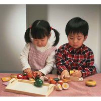 エド・インター　ままごといっぱいセット　幅285×奥行190×高さ90mm、重量1020g　1セット　(対象年齢：2才以上～)（直送品）