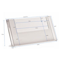 カタログケース　壁掛けタイプ　A4横　W330　スマイル