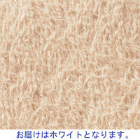 クイックカラーロングフェイスタオル　ホワイト　1パック（5枚入）