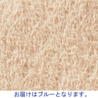 クイックカラーロングフェイスタオル　ブルー　1パック（5枚入）