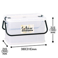 サンコープラスチック コンテナークリア M 1個