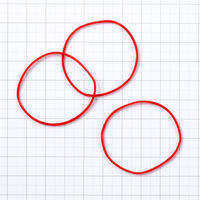 共和「現場のチカラ」 カラー輪ゴム ラバーバンド #16 赤 1袋（500g）  オリジナル