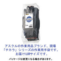 【天然ゴム背抜き手袋】 勝星産業 「現場のチカラ」 KRG-001 グレー M 1袋（5双入）  オリジナル