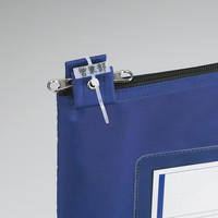 コクヨ　事務用連絡ケース＜シャトルバッグ＞ナイロン　A4　青　クケ-2914NB　1冊