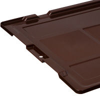 アスクル「現場のチカラ」　扉付き折りたたみコンテナ75L用フタ　ブラウン  オリジナル