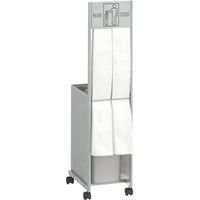 アスクル ビジネスフィット 傘袋スタンド プラチナシルバー 1台  オリジナル