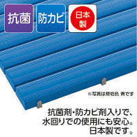 テラモト 抗菌安全スノコ 幅900×奥行400mm 木目調　1台